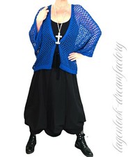 Lagenlook Traum-Wolken Binde-Ballon-Rock Taft & Jersey schwarz 42 44 46 48 50 52