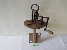 ANTIK orig. Rührwerk für Butterfass Butterfaß mit Drehtechnik Holz Metall DEKO