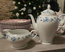 große Kaffeemaschine und Milchkännchen, Hw Design Porzellan Bavaria