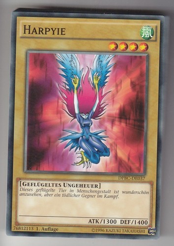 Harpyie common - yu-gi-oh,