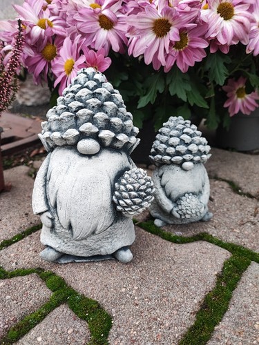 Massive steinfigur gartenzwerg - steinfigur,