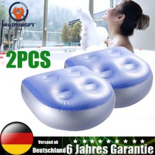 Aufblasbare Sitzerhöhung Spas Sitzerhöhung Rückenpolster mit 4 Stück Saugnäpfen