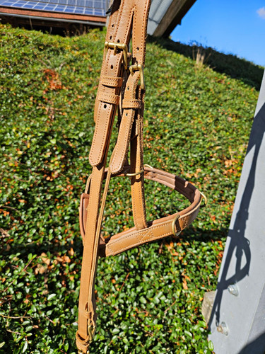 Sabro leder kappzaum aber - leder,