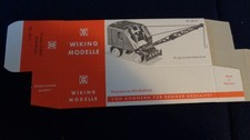 Wiking  Nr. 66 m Leerkarton Krupp-Ardelt-Mobilkran