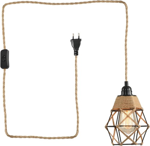 Pendelleuchte rattan vintage - pendelleuchte,