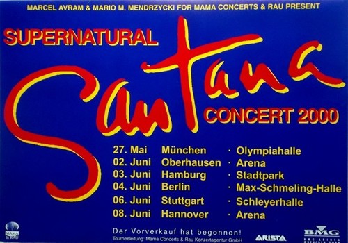 Santana 2000 plakat - 2000,