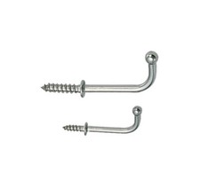 Edelstahl Schraubhaken mit