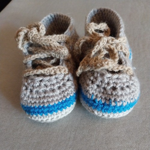 Babyschuhe gehäkelt - babyschuhe,,