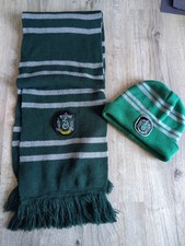 Harry Potter Schal Und Mütze Hogwarts Haus Slytherin, Cosplay Accessoires