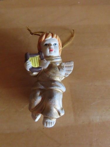 Figur engel mit - figur, braun/