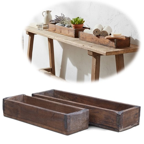Vintage holz aufbewahrungsbox - holz,