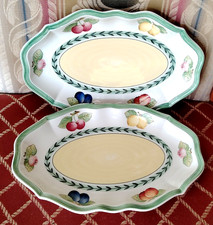 2x Villeroy & Boch, French Garden Fleurence, Saucieren-Unterteil / Servierschale