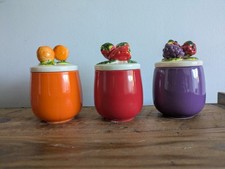 3x Vintage Einmachgläser