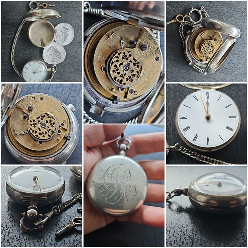 Spindeluhr taschenuhr silber - spindeluhr,