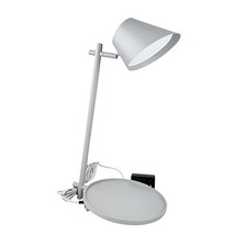 Nordlux Dimmbare LED-Wandleuchte Stay Ablage grau H 45cm