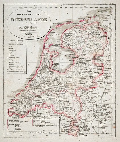 Niederlande landkarte original - niederlande,