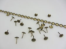 10 Ziernagelstreifen altgold,10er Pack,10x 100cm, Heimwerk,Polsterbedarf Sessel