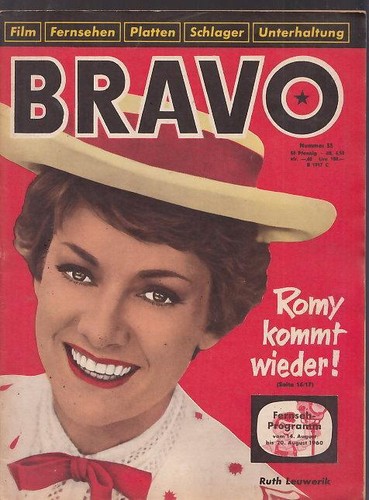 Bravo ruth leuwerik romy - bravo, leuwerik,romy