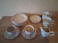 Tschibo Kaffeeservice für 6 Personen , Design Sreublümchen