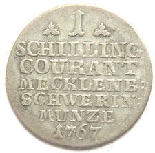 1 Schilling 1767, Mecklenburg