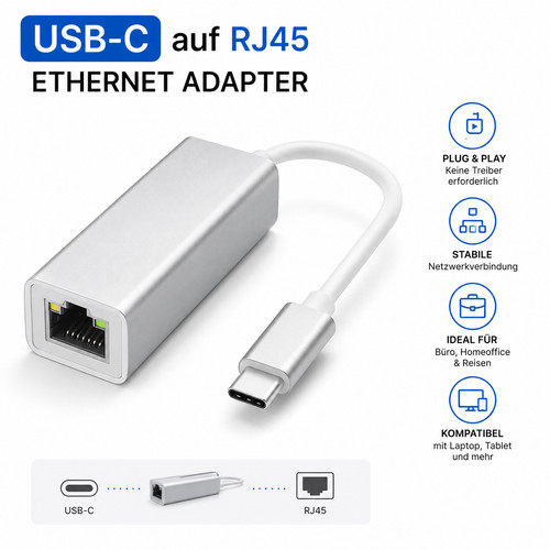 Usb auf rj45 - rj45, ethernet