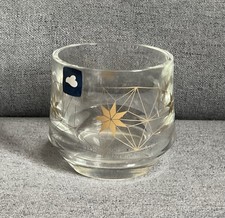 Leonardo Vase Sterne Gold Weihnachten 8 cm hoch 9 cm Durchmesser