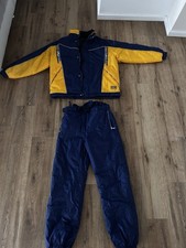 NEU! Skianzug von Shamp ORIGINAL 90er Vintage D 44/46, H 52/54 (L) in Blau/Gelb