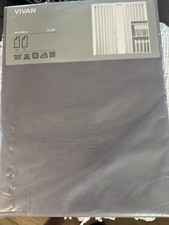 NEW Ikea Vivan Curtains Slate