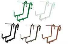 2x Blumenkastenhalterung Balkonkasten Balkonkastenhalterung 3 Teile Halter "I" 