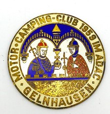 ADAC BADGE MOTOR CAMPING CLUB