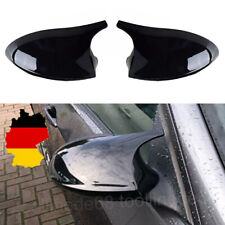 2X Spiegelkappen Außenspiegel Glanz Schwarz Für BMW 1er E81 E82 E87 E88 Pre-LCI