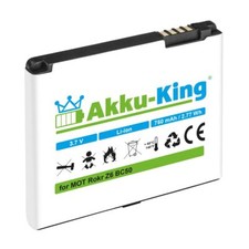 Akku-King Akku für Motorola Krzr K1 Rizr Z3 Rokr Z6 SLVR L2 L6 - BC50 CFNN7007