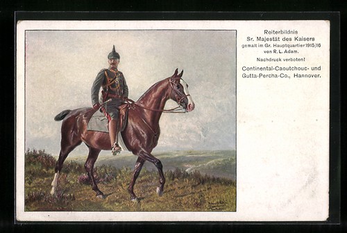 Kaiser wilhelm zu pferd - kaiser,