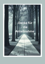 10 Danksagung Trauer Karte