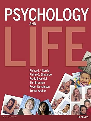 Psychology and life richard - life,richard, j