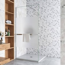 200cm  8mm Milchglas Streifen