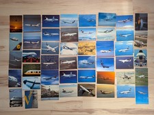 Postkarten Lufthansa LLoyd SAS 707 727 737 747 A300 A310 A320 DC-8 DC-10 MD-83