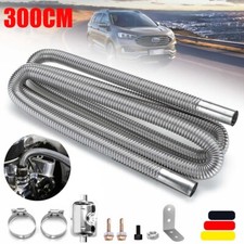 Edelstahl Abgasschlauch Abgasrohr 300cm + φ25mm Diesel Standheizung Auspuff DHL