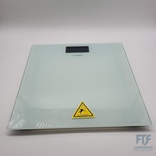 Ecomed PS-72E digitale Personenwaage bis 150 kg, Badezimmerwaage aus Glas mit au