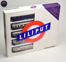 Liliput H0 - 5-teiliges Wagenset - RHEINGOLD - mit Beleuchtung Art. 821 - AP 373