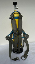 Dräger 7 l Tauchflasche Atemluftflasche 200 bar, mit Alu Trage u Bänderung