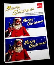 Werbe-Aufkleber Coca Cola