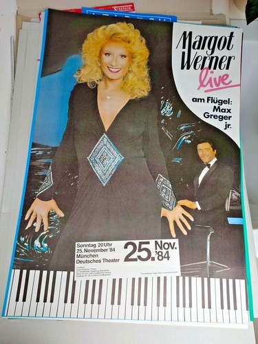 Plakat margot werner - werner, 1984