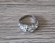 Dyrberg und Kern, Ring, Gr. 60, silberfarbig, Kristalle, wie neu