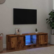 TV Schrank mit LED-Leuchten Lowboard Fernsehschrank mehrere Auswahl vidaXL