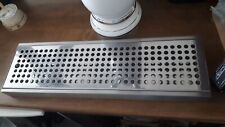 Zapfanlagen-Abtropfschale Tropfenfänger in Edelstahl für Theke 66/20/5 cm
