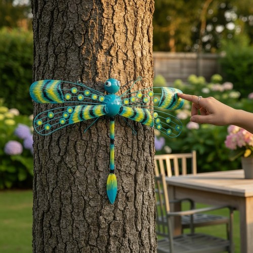 Libelle große gartenfigur - libelle,