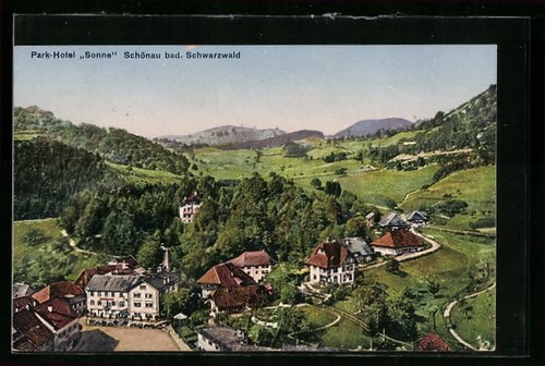 Ansichtskarte schönau bad - ansichtskarte, /bad