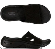 SKECHERS Damen-Pantolette Dakota-Go Walk Arch Funktionsstrick Arch Fit® ⚫️ Gr.37