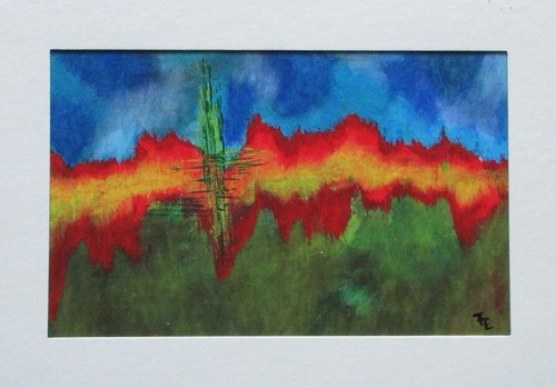 Original malerei landschaft - original,